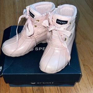 Sperry Toddler Light Pink Boots